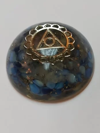 Organite with chakra symbol